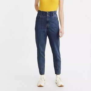Levi’s 80s High Rise Taper Paperbag Jeans NEW 29 Blue